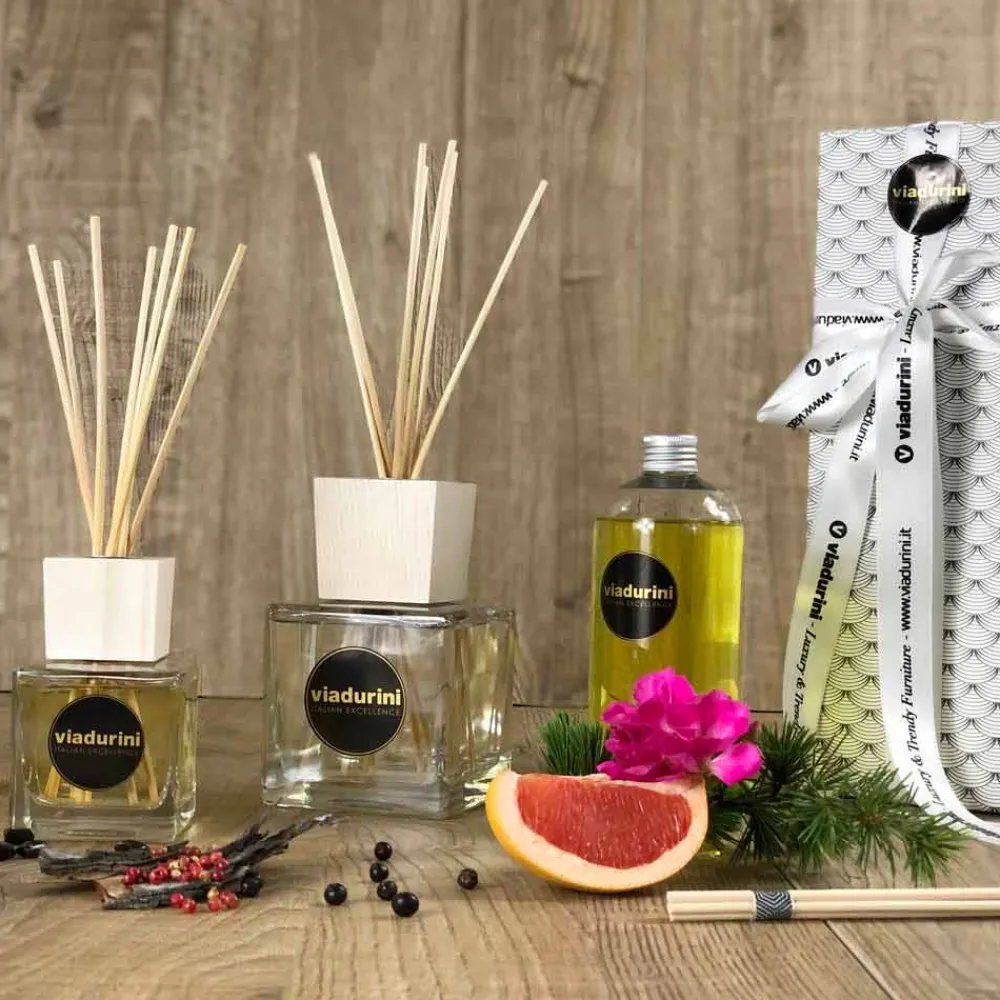 Viadurini Home Fragrance Keep Calm-Raumduft Oud Wood 500 ml mit Stäbchen - Ventodisardegna