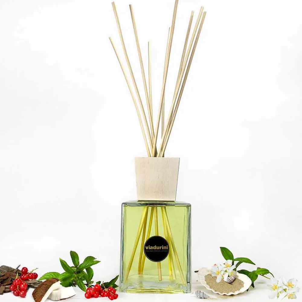 Viadurini Home Fragrance New Energy-Raumduft Vanille und Mou 2.5 Lt mit Stäbchen - Sabbiadelsalento