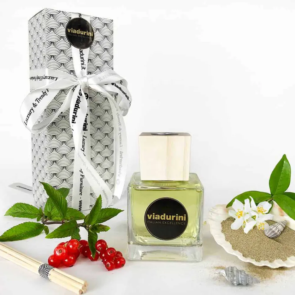 Viadurini Home Fragrance New Energy-Raumduft Vanille und Mou 200 ml mit Stäbchen - Sabbiadelsalento