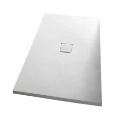 Viadurini Bathroom Rechteckige Duschwannen-Rechteckige Duschwanne 160x70 cm in weißem Harz Modernes Design - Estimo