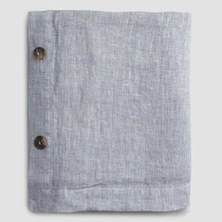 Viadurini Textile Tischdecken-Rechteckige Leinentischdecke mit Knopflöchern und 12 Luxusknöpfen - Mediterranea