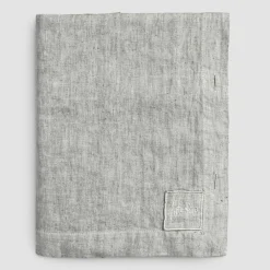 Viadurini Textile Tischdecken-Rechteckige Leinentischdecke mit Knopflöchern und 10 Knöpfen, Luxus - Mittelmeer