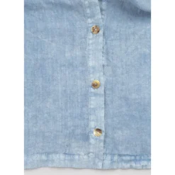 Viadurini Textile Tischdecken-Rechteckige Leinentischdecke mit Knopflöchern und 10 Knöpfen, Luxus - Mittelmeer