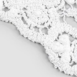 Viadurini Textile Tischdecken-Rechteckige Tischdecke aus Leinen und Spitzenbaumwolle im Luxusdesign - Olimpia