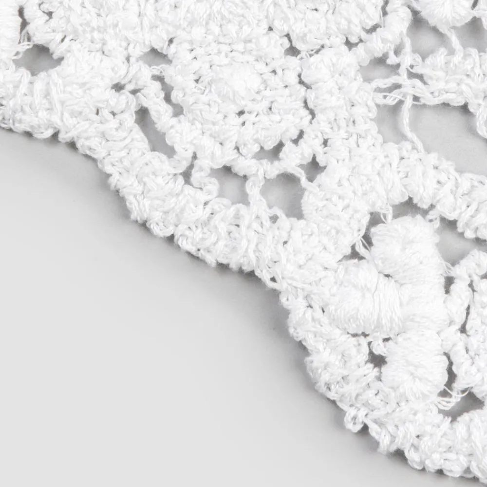 Viadurini Textile Tischdecken-Rechteckige Tischdecke aus Leinen und Spitzenbaumwolle im Luxusdesign - Olimpia