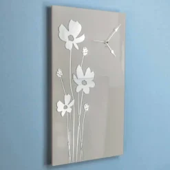 Viadurini Time Design Wanduhren-Rechteckige Wanduhr im Braun- und Plexiglas-Design - Silene