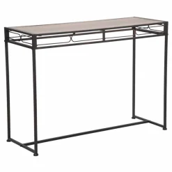 Viadurini Living Konsolentisch Flur-Rechteckige Wohnzimmerkonsole im modernen Stil aus Eisen und MDF - Wendell