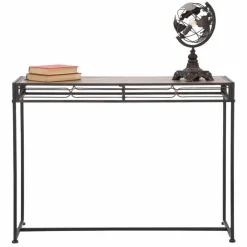 Viadurini Living Konsolentisch Flur-Rechteckige Wohnzimmerkonsole im modernen Stil aus Eisen und MDF - Wendell