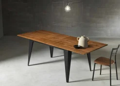 Viadurini Living Esstische Nach Mass|Ausziehbare Esstische-Rechteckiger ausziehbarer Tisch bis 2,2 m Holzplatte Made in Italy - Alicia