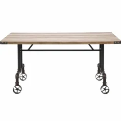 Viadurini Living Esstische-Rechteckiger Design-Esstisch, MDF-Platte und Metallgestell - Fabrice