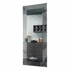 Viadurini Living Wandspiegel-Rechteckiger Designspiegel mit Glasrahmen, hergestellt in Italien – Eclisse