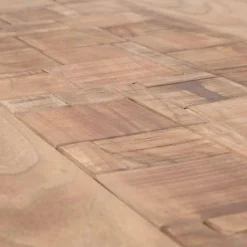 Viadurini Living Esstische-Rechteckiger Esstisch aus Akazienholz und Eisen - Hattie