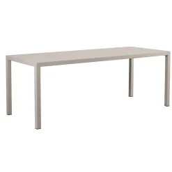 Viadurini in the Garden Gartentische Fest-Rechteckiger Gartentisch aus verzinktem Stahl Made in Italy - Azul