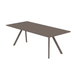 Viadurini in the Garden Gartentische Fest-Rechteckiger Gartentisch aus verzinktem Stahl Made in Italy - Brienne