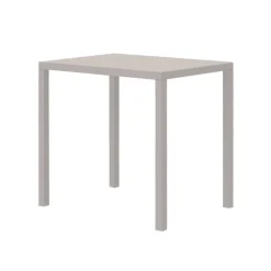 Viadurini in the Garden Gartentische Fest-Rechteckiger Gartentisch aus verzinktem Stahl Made in Italy - Azul