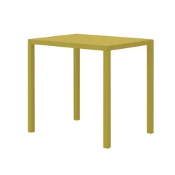 Viadurini in the Garden Gartentische Fest-Rechteckiger Gartentisch aus verzinktem Stahl Made in Italy - Azul