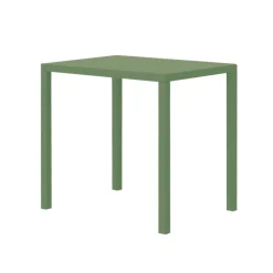 Viadurini in the Garden Gartentische Fest-Rechteckiger Gartentisch aus verzinktem Stahl Made in Italy - Azul