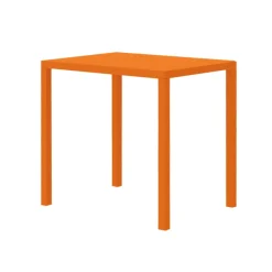 Viadurini in the Garden Gartentische Fest-Rechteckiger Gartentisch aus verzinktem Stahl Made in Italy - Azul