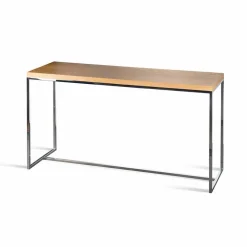 Viadurini Living Konsolentisch Flur-Rechteckiger Konsolentisch Flora, made in Italy, Holz und Metall