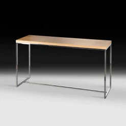 Viadurini Living Konsolentisch Flur-Rechteckiger Konsolentisch Flora, made in Italy, Holz und Metall