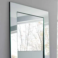 Viadurini Living Standspiegel-Rechteckiger moderner Entwurf Freistehender Spiegel Made in Italy - Salamina