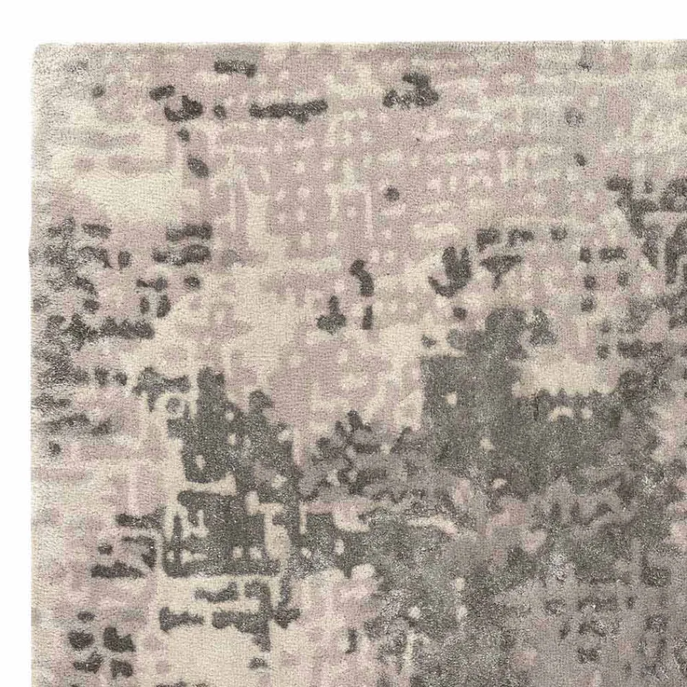 Viadurini Living Teppiche-Rechteckiger rechteckiger Wohnzimmerteppich aus Wolle, Baumwolle und Viskose Made in Italy