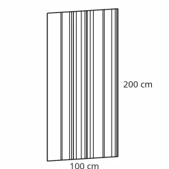 Viadurini Living Wandspiegel-Rechteckiger rechteckiger Wandspiegel aus modernem Design Made in Italy - Coriandolo