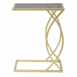 Viadurini Living Moderne Couchtische-Rechteckiger Sofatisch im modernen Design aus Eisen und Glas - Herbie