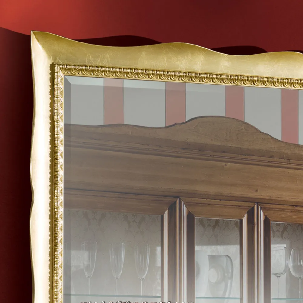 Viadurini Classic Wandspiegel-Rechteckiger Spiegel mit klassisch geformtem Rahmen Made in Italy - Lara