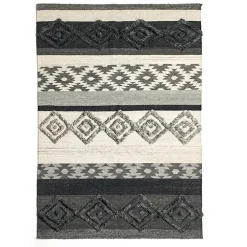 Viadurini Carpets Teppiche-Rechteckiger Teppich aus Wolle, Baumwolle und Viskose für modernes Wohnzimmer - Zorro