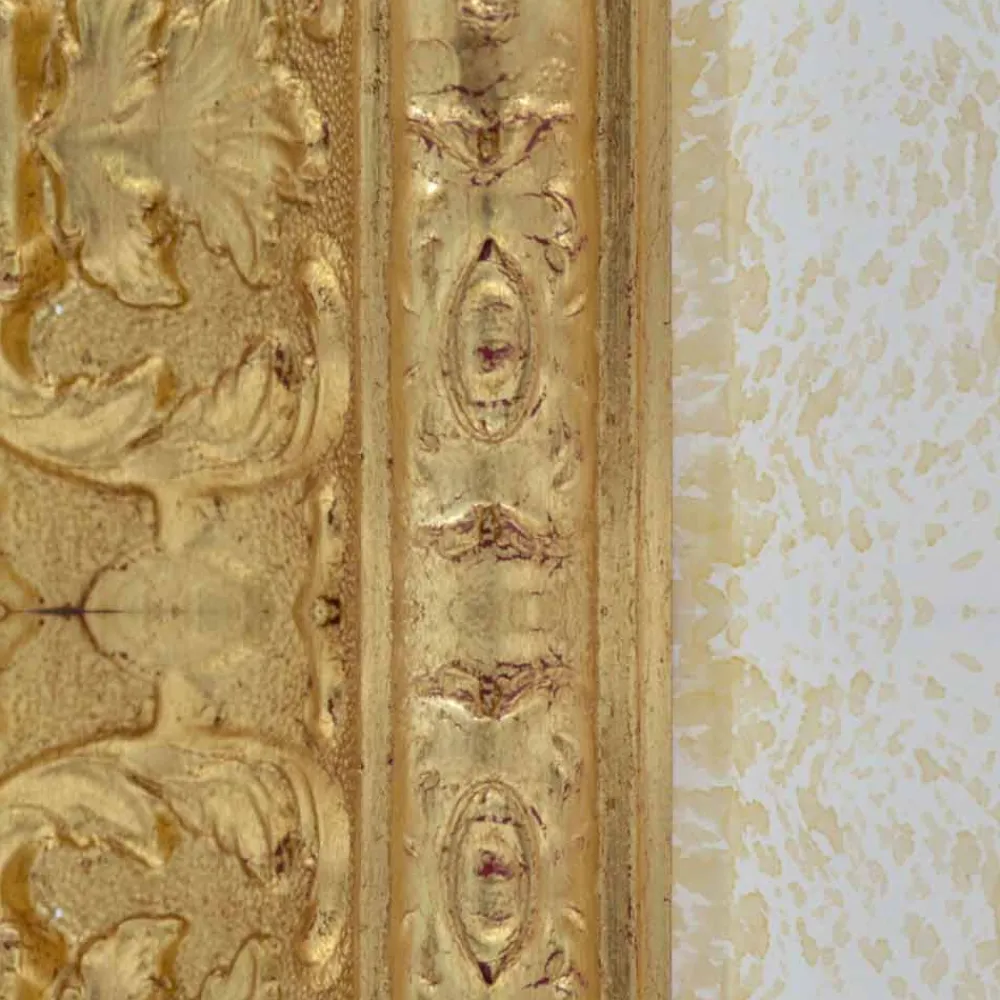 Viadurini Classic Wandspiegel-Rechteckiger Wandspiegel aus Holz made in Italy Raffaello