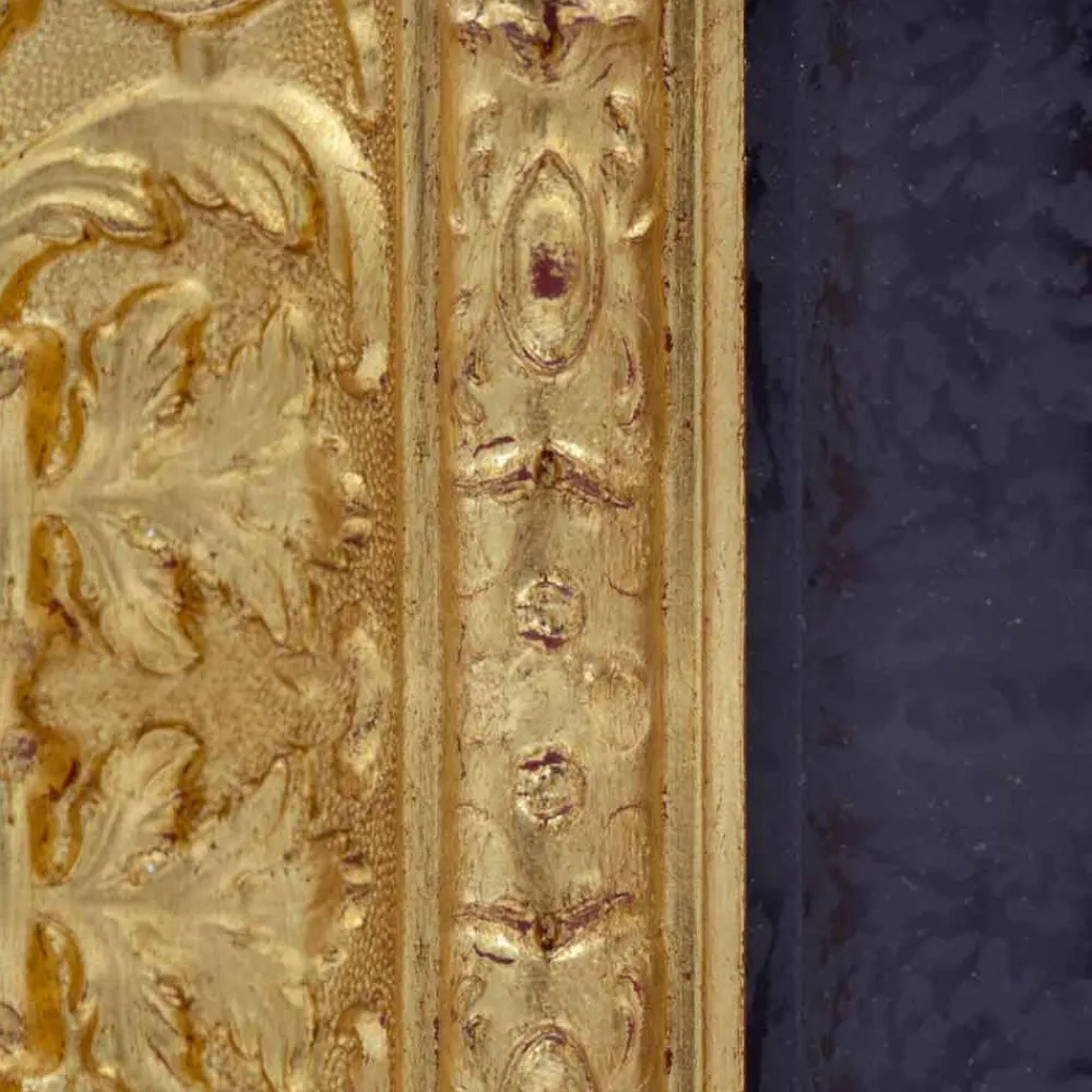 Viadurini Classic Wandspiegel-Rechteckiger Wandspiegel aus Holz made in Italy Raffaello