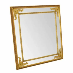 Viadurini Classic Wandspiegel-Rechteckiger Wandspiegel aus Holz hergestellt in Italien Valentino