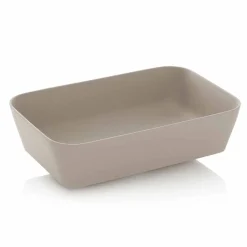 Viadurini Bathroom Harzwaschbecken-Rechteckiges Aufsatzwaschbecken aus Mattharz Made in Italy - Cavan