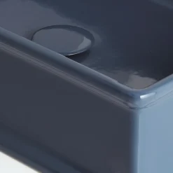 Viadurini Bathroom Farbige Waschbecken|Keramikwaschbecken-Rechteckiges Aufsatzwaschbecken aus Keramik L 62 cm Made in Italy - Debora