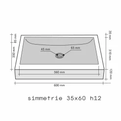 Viadurini Bathroom Steinwaschbecken-rechteckiges Aufsatzwaschbecken aus schwarzen Marmor Satun Modell