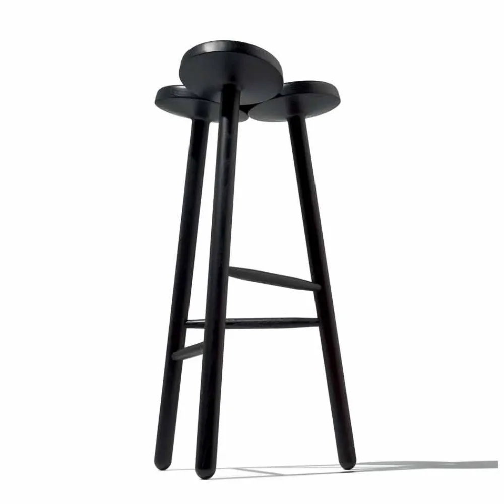 Viadurini Living Barhocker-Reckhocker oder Küchentheke aus Esche Made in Italy - Lottie