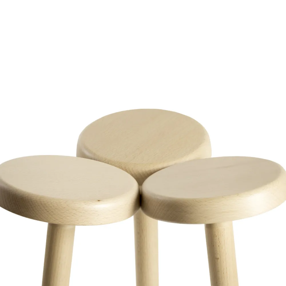 Viadurini Living Barhocker-Reckhocker oder Küchentheke aus Esche Made in Italy - Lottie