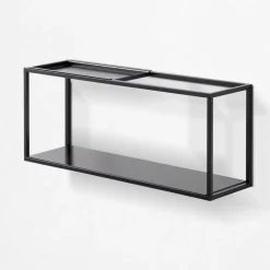 Viadurini Bathroom Wandregale-Regal mit verschiebbarem Objekthalter aus Metall - Eve