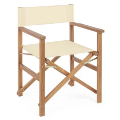 Viadurini in the Garden Gartenstühle Holz-Regiestuhl in Akazienholz für Outdoor-Design für Garten - Roxen