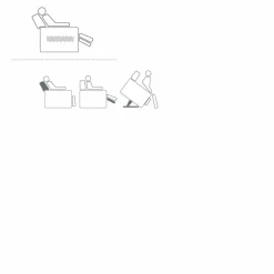 Stile Relax Aufstehsessel Und Massagesessel-Relaxsessel mit Aufstehhilfe und 2 Motoren, made in Italy Design Rosa