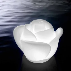 Myyour Design Tischlampen-Rosenförmige Tischlampe mit Induktions-RGBW-LED - Baby Love von