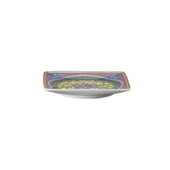Versace Becher Set Design-Rosenthal Barocco Mosaic 6 flache, quadratische Porzellanschalen - Mosaik