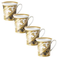 Versace Gläser Set-Rosenthal I Love Baroque 4 Gläser mit Porzellanhenkel - Barock