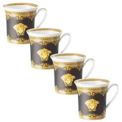 Versace Gläser Set-Rosenthal I Love Baroque 4 Gläser mit Porzellanhenkel - Barock