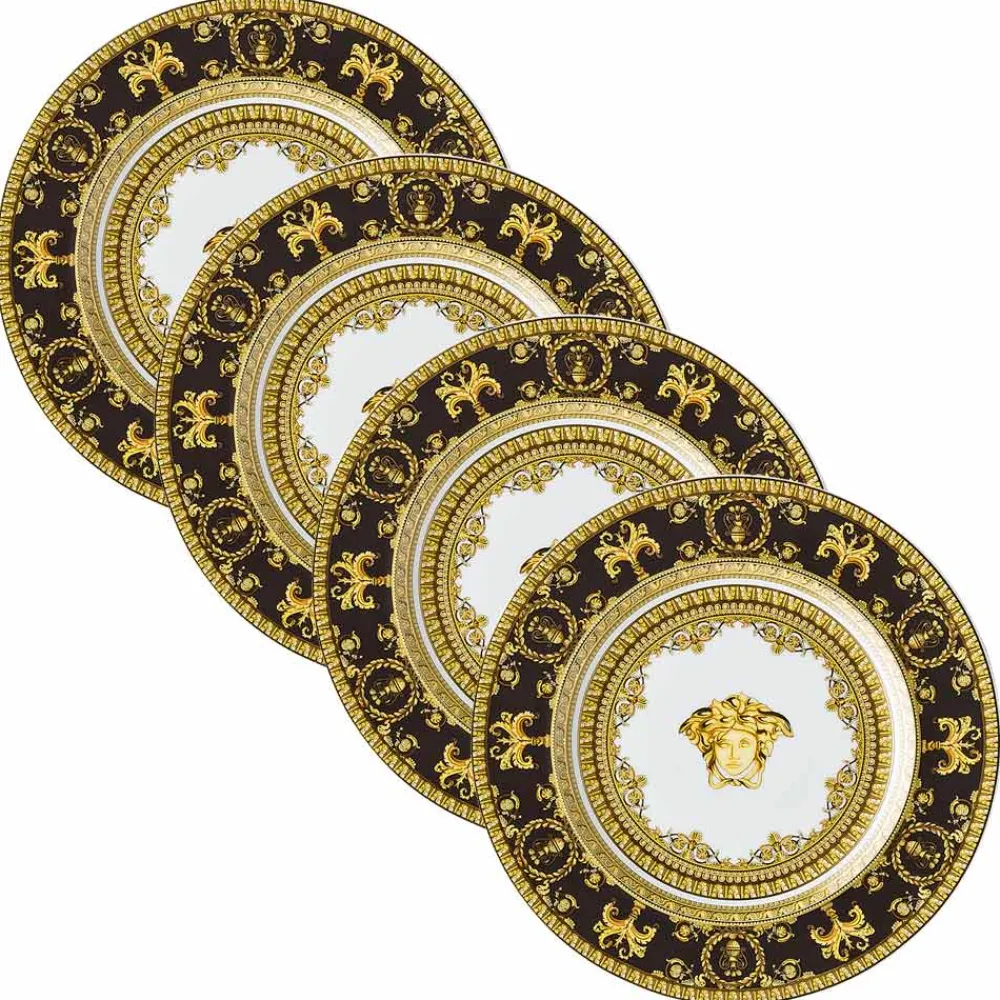 Versace Teller Set-Rosenthal I Love Baroque 4 Speiseteller Ø 18 cm - Barock