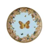 Versace Teller Set-Rosenthal Le Jardin 4 Speiseteller Durchmesser 17 cm aus Porzellan - Jardin
