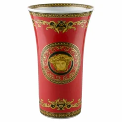 Versace Deko Vasen-Rosenthal Medusa Rosso Modernes Design Porzellanvase 34cm