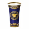 Versace Deko Vasen-Rosenthal Medusa Blau Modernes Design Porzellanvase 26cm