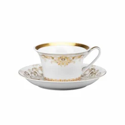Versace Tee Set Und Kaffee Set-Rosenthal Medusa Gala Gold Set Teetassen 6er Set